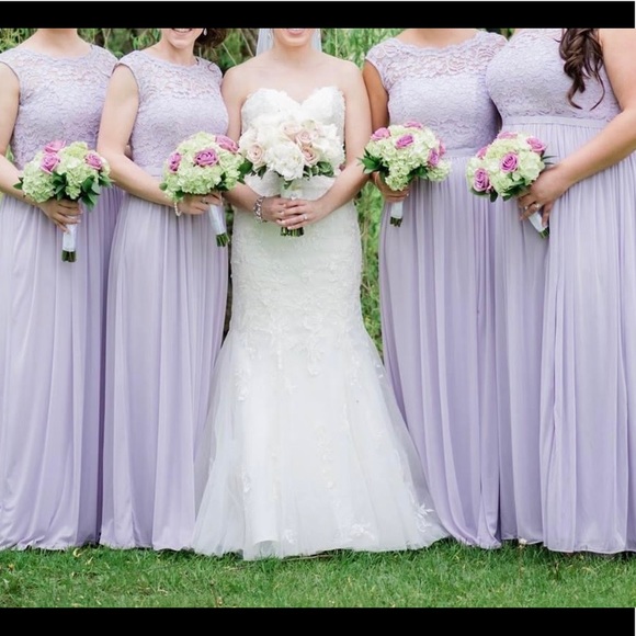 David’s Bridal long bridesmaid dresses - Picture 1 of 5